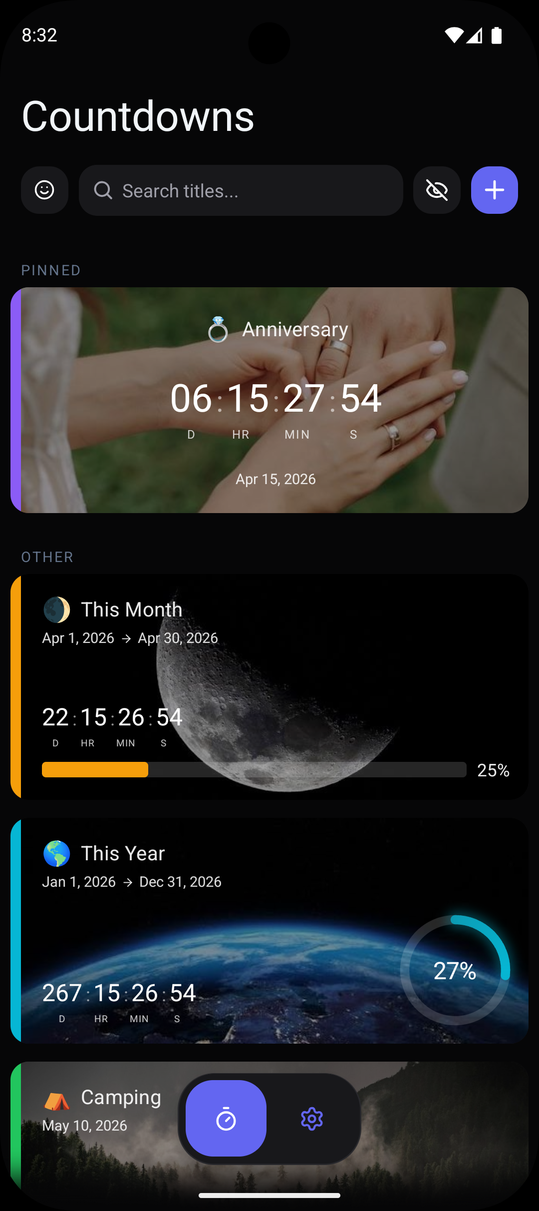 Wedding Countdown in Countdawns app